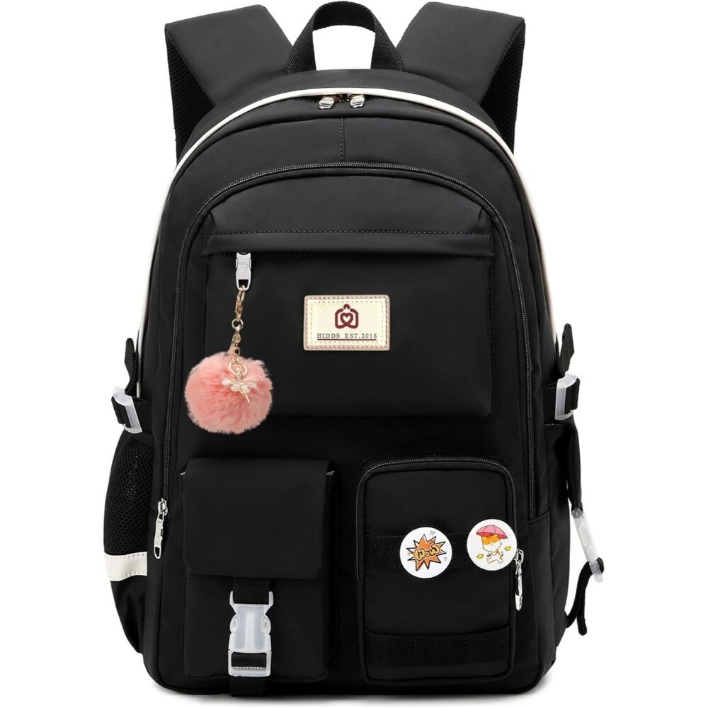 Large Capacity 15.6” Anti-Theft Backpack with 12 Pockets for Daily Organization